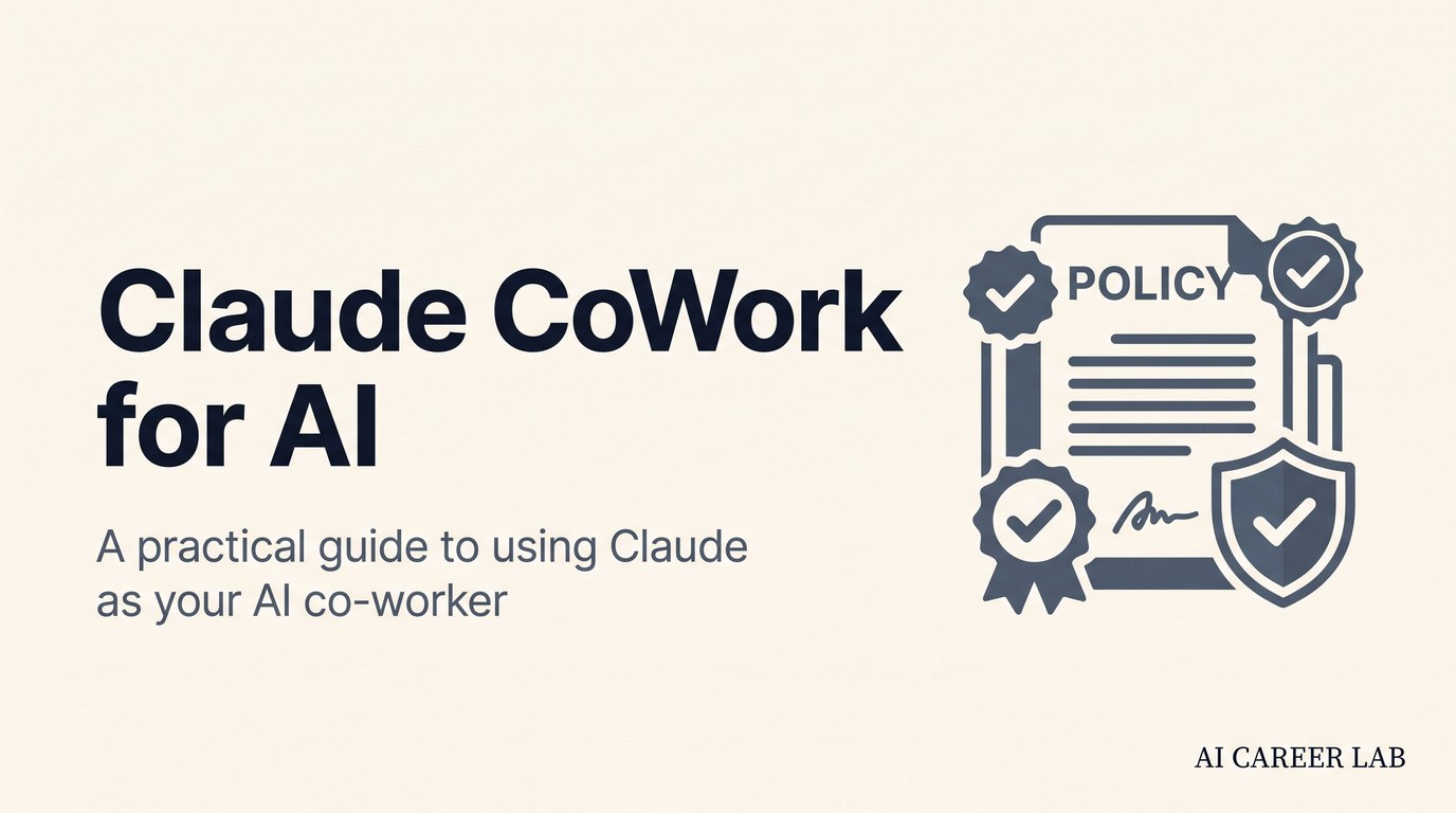 Claude Cowork for AI Compliance Officers | The AI Career Lab