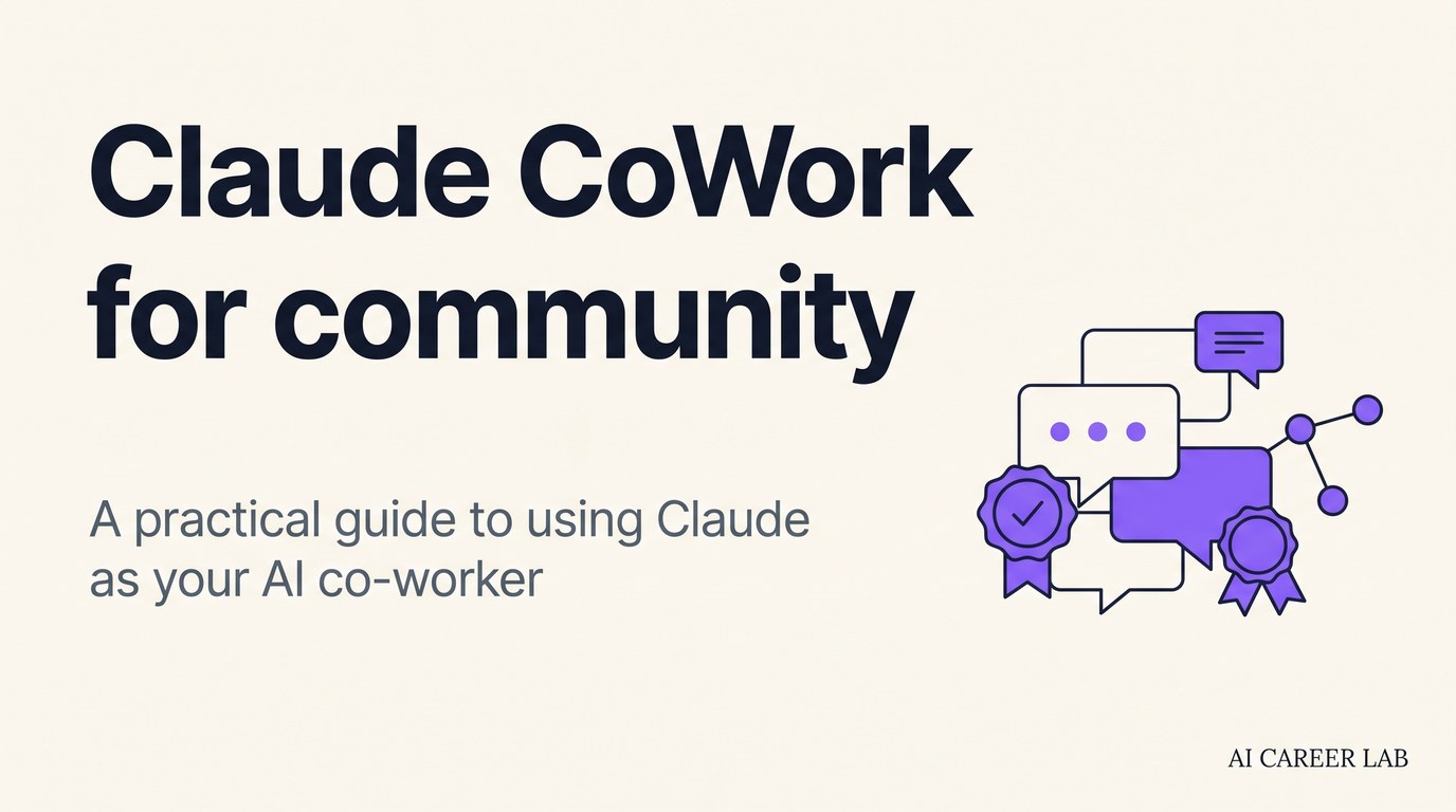 Claude Cowork for Community Managers | The AI Career Lab